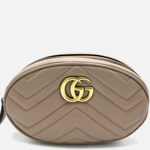 Gucci GG Marmont Belt Bag Taupe 85cm - Picture 3 of 11